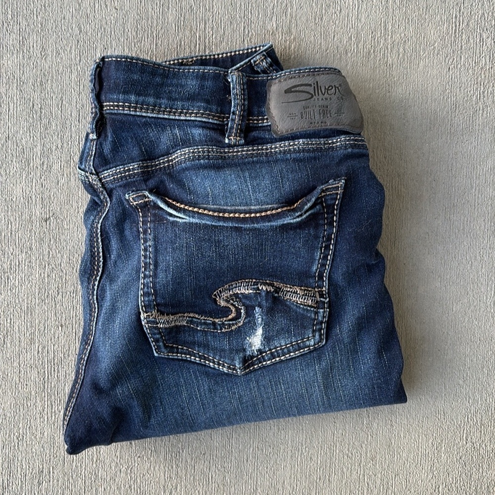 Silver Jeans KENNI Ankle Cropped Size 30 - Picture 1 of 7